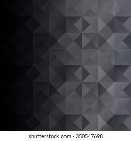 Black Grid Mosaic Background, Creative Design Templates