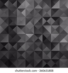 Black Grid Mosaic Background, Creative Design Templates