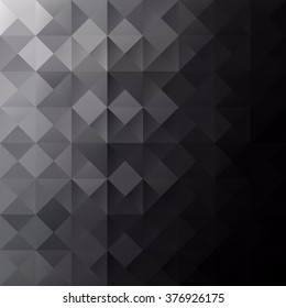 Black Grid Mosaic Background, Creative Design Templates