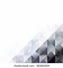 Black Grid Mosaic Background, Creative Design Templates