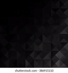 Fondo de mosaico de rejilla negra, Plantillas de diseño creativo