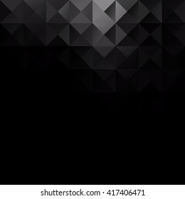 Black Grid Mosaic Background, Creative Design Templates