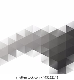 Black Grid Mosaic Background, Creative Design Templates