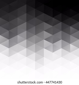 Black Grid Mosaic Background, Creative Design Templates