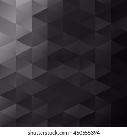 Black Grid Mosaic Background, Creative Design Templates