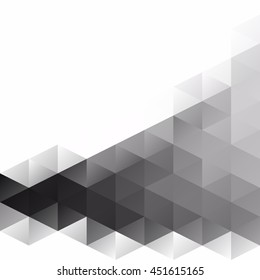 Black Grid Mosaic Background, Creative Design Templates