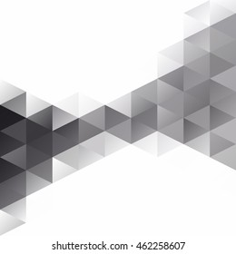 Black Grid Mosaic Background, Creative Design Templates