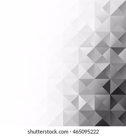 Black Grid Mosaic Background, Creative Design Templates