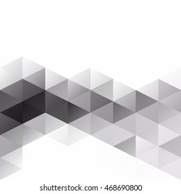 Black Grid Mosaic Background, Creative Design Templates