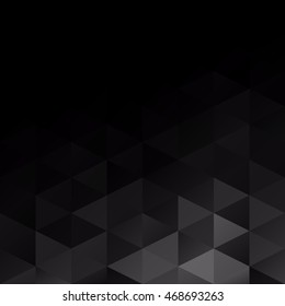 Black Grid Mosaic Background, Creative Design Templates