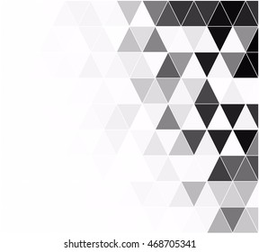 Black Grid Mosaic Background, Creative Design Templates