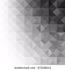Black Grid Mosaic Background, Creative Design Templates