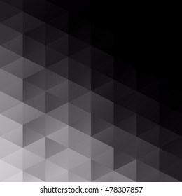Black Grid Mosaic Background, Creative Design Templates