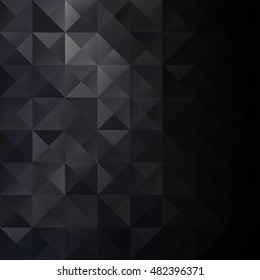Black Grid Mosaic Background, Creative Design Templates