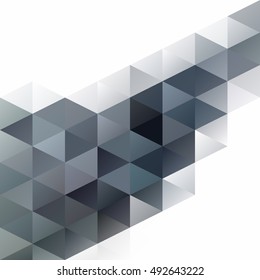 Black Grid Mosaic Background, Creative Design Templates