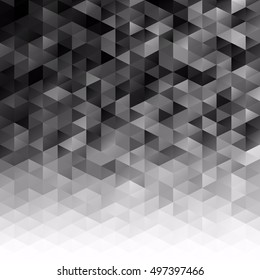 Black Grid Mosaic Background, Creative Design Templates