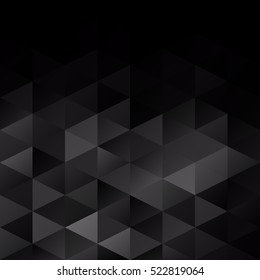 Black Grid Mosaic Background, Creative Design Templates