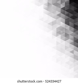 Black Grid Mosaic Background, Creative Design Templates