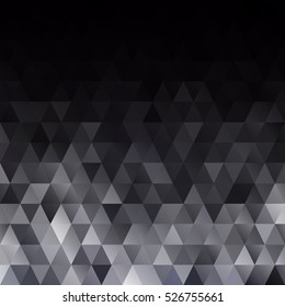 Black Grid Mosaic Background, Creative Design Templates
