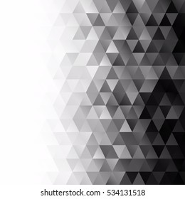 Black Grid Mosaic Background, Creative Design Templates