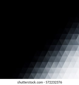 Black Grid Mosaic Background, Creative Design Templates