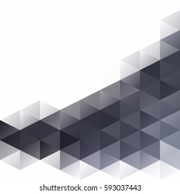 Black Grid Mosaic Background, Creative Design Templates