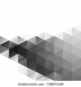 Black Grid Mosaic Background, Creative Design Templates