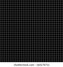 Black Grid Square. Seamless Vector Background