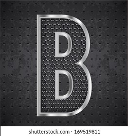 black grille letter