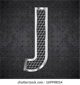 black grille letter