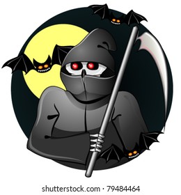 Black grim reaper
