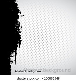 Black grunge abstract background