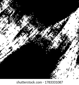 Black Grunge Abstract Background Isolated on White Background