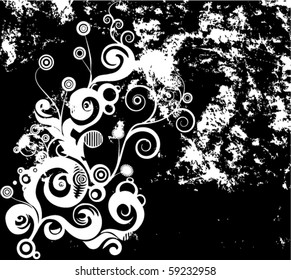 Black  grunge backdrop