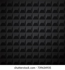 Black grunge background created from different shapes.