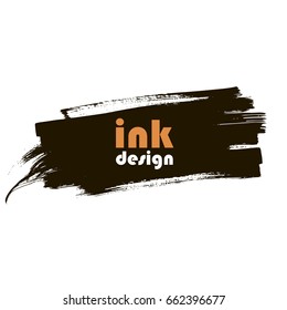 Black grunge banner,copy space.Vector illustration.