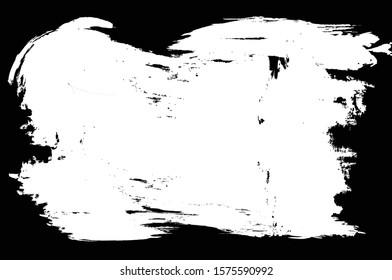 A black grunge border background over a white copy space