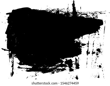 Black Grunge Distressed Paint Background