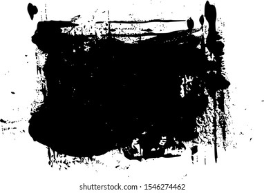 Black Grunge Distressed Paint Background