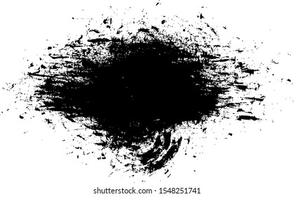 Black Grunge Distressed Paint Background