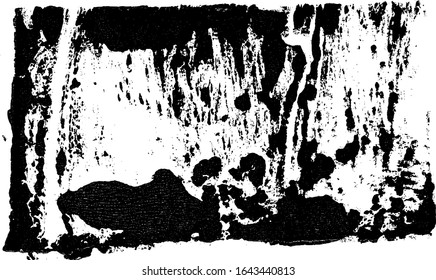 Black Grunge Distressed Paint Background
