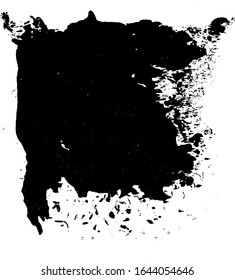 Black Grunge Distressed Paint Background Overlay Texture