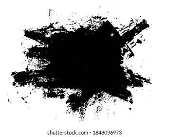 Black Grunge Distressed Paint Background