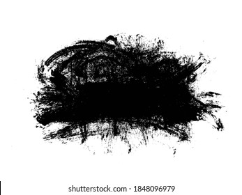 Black Grunge Distressed Paint Background