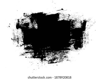 Black Grunge Distressed Paint Background Overlay Texture