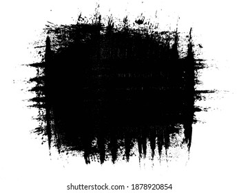Black Grunge Distressed Paint Background Overlay Texture