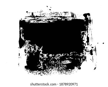 Black Grunge Distressed Paint Background Overlay Texture