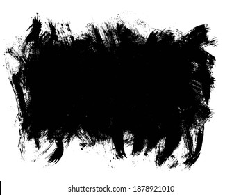 Black Grunge Distressed Paint Background Overlay Texture