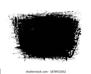 Black Grunge Distressed Paint Background Overlay Texture