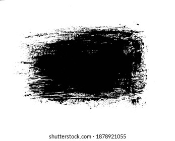 Black Grunge Distressed Paint Background Overlay Texture